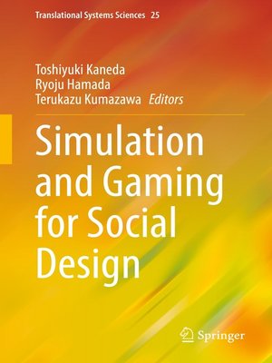 cover image of Simulation and Gaming for Social Design